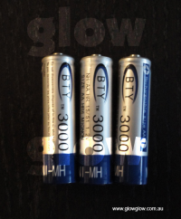 Glow Replacement Rechargeable AA Batteries|Glow Replacement Rechargeable AA Batteries 3 Pack
