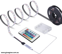 Glow 2 Metre Battery Operated LED Strip Lighting Kit|Glow 2 Metre Battery Operated LED Strip Lighting Kit with Remote-Control