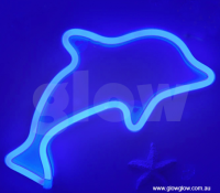 Glow Neon Dolphin Wall or Window Light|Glow Neon Dolphin Wall or Window USB or Battery Light