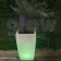 Glow Solar Powered LED Medium Square Plant Pot|Glow Solar Powered LED Illuminated Medium Square Plant Pot