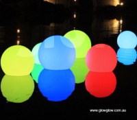 Glow LED waterproof sphere ball 12cm|Glow Illuminated LED waterproof remote control rechargeable sphere ball 12cm