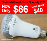 Glow LED Bluetooth Pulse Sound Globe|Glow LED App controlled Bluetooth sound light globe