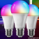 Glow Multi Colour LED Smart Globe|Glow LED Multi Coloured LED Smart Globe Compatible with Google Assistant