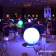 Glow LED waterproof sphere ball 25cm Table Centrepieces|Glow Illuminated LED waterproof sphere ball 25cm Table Centrepieces