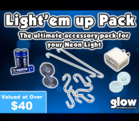 Glow Light'em Up Neon Light Accessory Pack|Glow Light'em Up Neon Light Accessory Pack