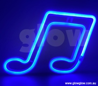 Glow Neon Music Note Wall or Window Light|Glow Neon Music Note Wall or Window USB or Battery Light