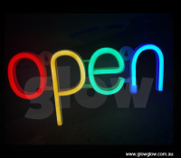 Glow Neon Open Wall or Window Light|Glow Neon Open Wall or Window USB or Battery Light