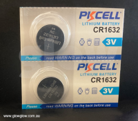 PKCELL CR1632 Batteries|PKCELL 2-Pack CR1632 3V Lithium Batteries 